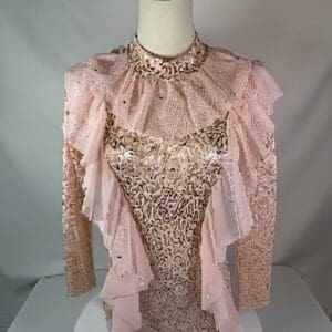 Kelle Dance Blush Pink Costume (Child Large, gently used) - front