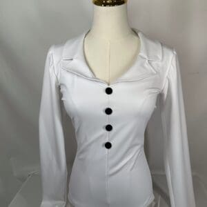 The Line Up Adult Medium white dance dress - front