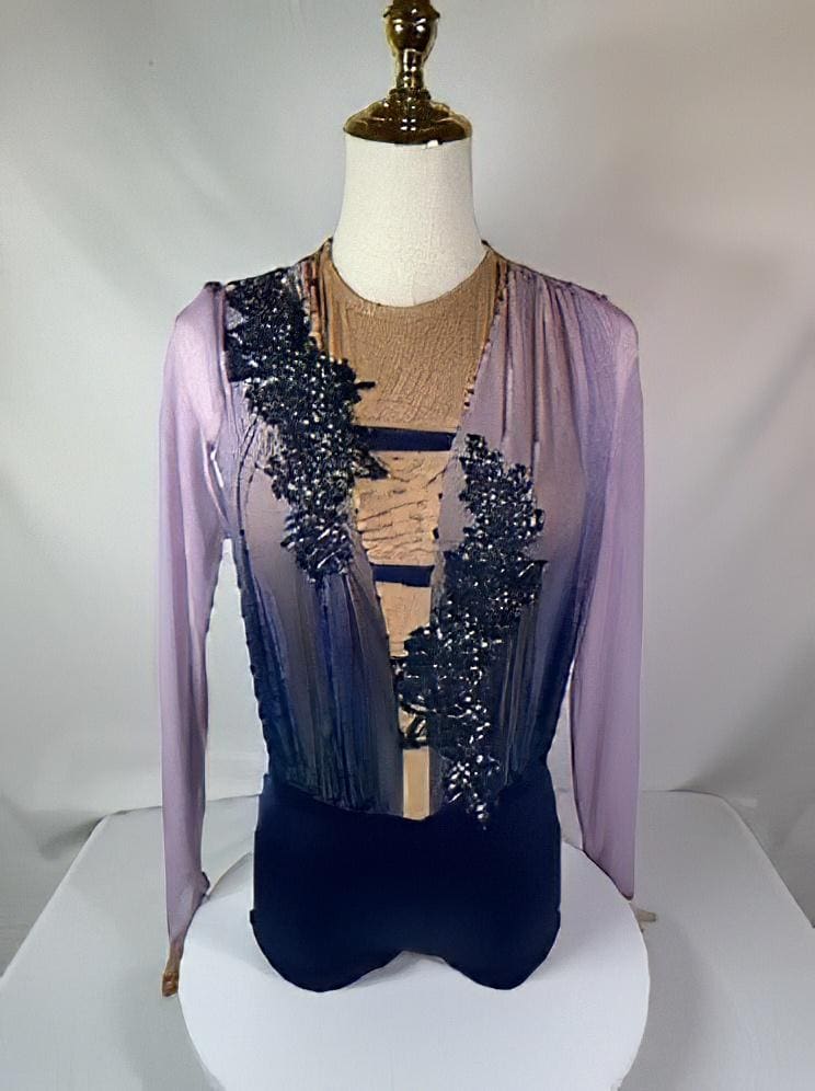 ✨ Product Listing: The Line Up Two Adult XS and One Adult Medium Ombre Mesh Lyrical/Con... - front