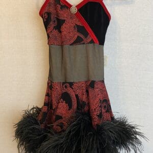 (Used • Child size 12/14 • Dance dress with unitard bottoms) - front